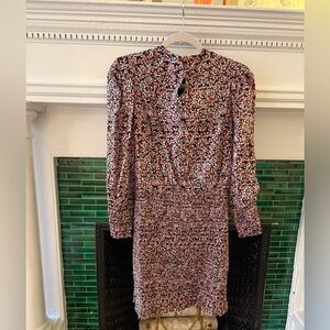 Rebecca Minkoff Black and red Long Sleeve Dress